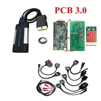 2 шт./лот зеленый pcb V3.0 VD TCS CDP OBD2 сканирования 2016,00 для autocoms машин и грузовиков плюс полный набор автомобилей кабели - купить со скидкой