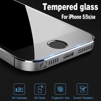 Для стекла на iphone 5s Защитное стекло для iphone 5s устойчивый к царапинам Взрывозащищенный экран для iphone se стекло 9h HD закаленное - купить со скидкой