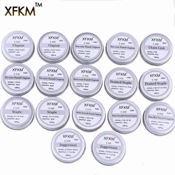 Xfkm NI80 нихром высокой плотности преднамотанные койлы предварительно подготовленный Койл для электронных сигарет RDA RTA РБА rdta распылитель От... - купить со скидкой
