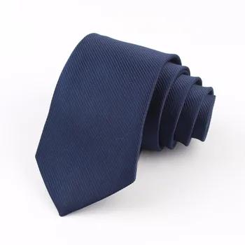Формальные узкие размеры галстук 2,5 дюймов Жених джентльмен узкий галстуки для мужчин Свадебная вечеринка полиэстер Gravata см 6 см Ш - купить со скидкой