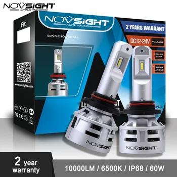 Novsight H7 светодио дный шарик автомобиля H4 H8/H9/H11 HB3/9005 автомобилей светодио дный лампы 60 Вт 10000LM авто лампы CSP светодио дный фары противотуманные... - купить со скидкой