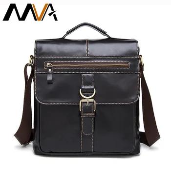 MVA сумка Для мужчин кожа сумка мужской натуральная кожа Crossbody сумки для Для мужчин Топ-ручка Для мужчин сумки Hasp мужской сумки - купить со скидкой