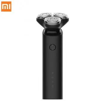 Xiaomi Mijia электробритва перезаряжаемая бритвенная головка 3 сухого влажного бритья моющийся основной-Sub Dual Blade Tubro Mode Flex Shaving - купить со скидкой
