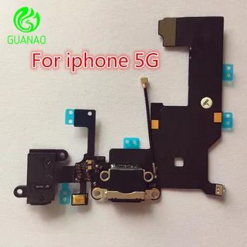 Guanao USB блок соединения для зарядного устройсва Шлейф док порта Замена для iPhone 5 5 GPhone аксессуары Запчасти - купить со скидкой