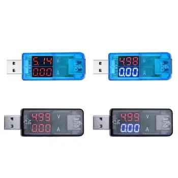 USB зарядное устройство DC 3,2-В 10 в 0-светодио дный 3A светодиодный Ток Напряжение Вольтметр Амперметр зарядки детектор мобильный силовой ампер... - купить со скидкой