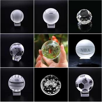 4 см кристалл кварца сфера шар Фэн-шуй пресс папье Стекло ремесла каменные фигурки домашний декор украшения миниатюрный спортивный сувенир - купить со скидкой