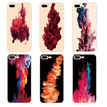 Minason ярким акварельным принтом Мягкий силиконовый чехол для телефона для iPhone 5 S 5S XR XS Max SE 6 6 S 7 8 Plus X крышка Capinhas де Celular - купить со скидкой