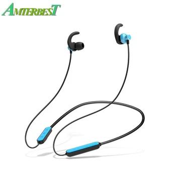 AMTERBEST Wrieless Bluetooth наушники с шейным Видео Спорт бас гарнитура стерео микрофоном для IPhone Android XIAOMI - купить со скидкой