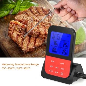 Беспроводной дистанционный термометр для мяса с двумя зондами из нержавеющей стали - купить со скидкой