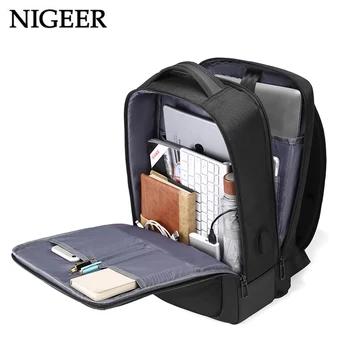 NIGEER для мужчин 15,6 дюймов ноутбук рюкзак Универсальный с зарядка через usb порты и разъёмы дорожный рюкзак студент подростковая Школа Рюкзаки... - купить со скидкой