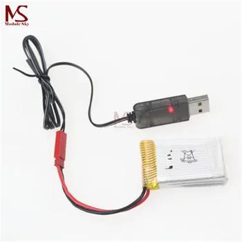 3,7 В 500mA Выход 1 s lipo-литиевая Батарея USB кабель Зарядное устройство Красный JST женская голова - купить со скидкой