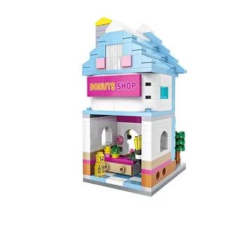 2018 новые дизайнерские мелкие частицы diamond buliding блоки игрушки Мини street view Детский бутик игрушка для chillden мальчиков девочек jouet - купить со скидкой