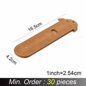 30 шт./лот 168x57 мм ручной работы кожи Kawaii ручка сумки карандаш мешок держатель растительное масло воск кожа милые стационарные a-T11 - купить со скидкой