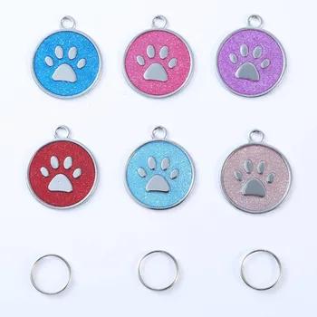 Милые аксессуары ПЭТ Алюминий сплав Симпатичные След Pet Tag прекрасные собаки жгут удостоверение личности против потерял рамка карты - купить со скидкой