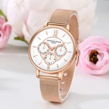 Relogio Feminino 2018 Для женщин часы Роскошь розовое золото женские часы Для женщин часы Нержавеющая сталь наручные часы Reloj Mujer - купить со скидкой