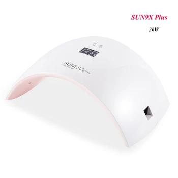 SUN9X Плюс 36 Вт LED Сушилка Для Ногтей с LCD Таймер и Кнопки 18 Светодиодов Ультрафиолетового Ногтей Лампа для Ногтей УФ-Гель Лак Для Ногтей искусс... - купить со скидкой