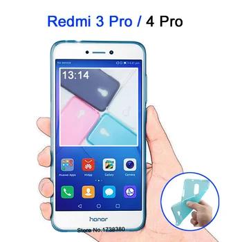 Чехол Xiaomi Redmi 3 Pro Чехол Мягкая матовая задняя крышка TPU чехол для телефона для Xiaomi Redmi 4 Pro задняя крышка (5,0 дюймов) - купить со скидкой