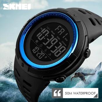 Relogio masculino SKMEI Марка Для мужчин LED цифровые часы Chrono обратного отсчета Водонепроницаемый человек военный часы моды Для Мужчин's Спортивные ча... - купить со скидкой