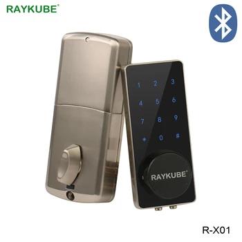 Raykube электронный замок двери Пароль Код Bluetooth App открытие сенсорной клавиатурой доступ Управление замок для дома безопасности R-X01 - купить со скидкой