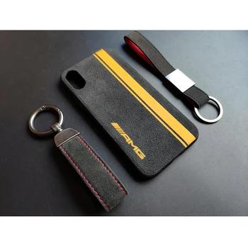 Горячая Красный Limited Motorsport GTR отложным воротником Мех животных крышка чехол для iPhone 6 плюс 7 8 X XR XS Max AMG роскошный автомобиль кожа couqe - купить со скидкой