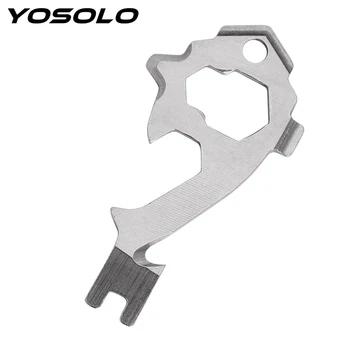 Yosolo открывалка для бутылок авто брелок металлической цепочкой брелок автомобиль брелок многофункциональный - купить со скидкой