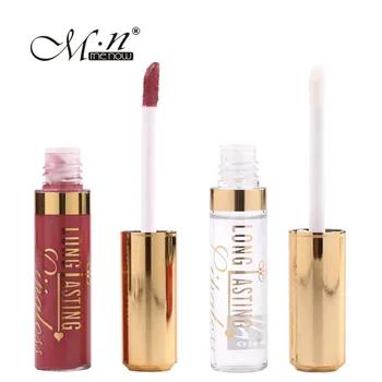 2 шт./компл. Menow водонепроницаемый блеск для губ + губ масло 2 в 1 долговечный mooth Матовая жидкая lipsticklip комплект MN032 - купить со скидкой