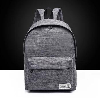 Женский мужской холщовый рюкзак школьная сумка для девочек-подростков мужской рюкзак для ноутбука - купить со скидкой