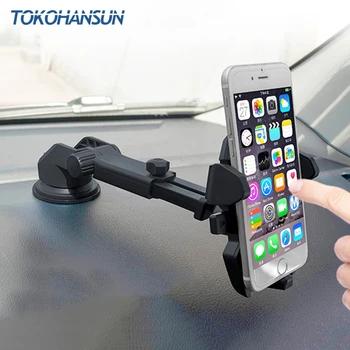 TOKOHANSUN Универсальный Автомобильный держатель для телефона на присоске присоски для лобового стекла Автомобильный держатель для iPhone XS X для ... - купить со скидкой