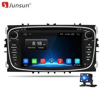 Junsun Android 8,1 автомобильный мультимедийный плеер gps 2 Din автомобильный DVD для Ford Focus 2/Kuga 2/S-MAX/Mondeo 4/C-MAX/Galaxy Wi-Fi ips экран - купить со скидкой
