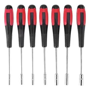 7 шт. M3 M3.5 M4 M4.5 M5 M5.5 M6 Многофункциональный Сталь разъем водитель гайка ключ Отвертка Nutdriver набор ручного инструмента - купить со скидкой