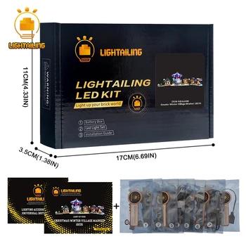LIGHTAILING светодиодные комплект для вспышки для деревни Рынок строительный блок лампы набор совместим с 10235 и 36010 для Рождественский подарок