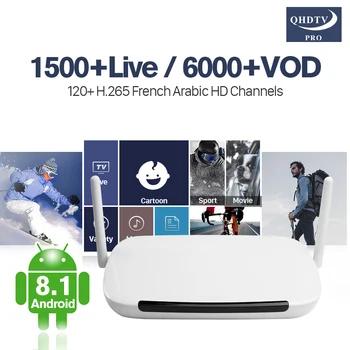 Франция Q9 Арабский IP ТВ Box Android 8,1 ТВ приемники с QHD ТВ Pro H.265 декодер Live 4 К IP ТВ 1 год QHD ТВ Pro товара IP ТВ - купить со скидкой