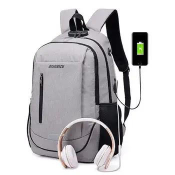 WENYUJH USB рюкзак мужской школьный рюкзак Оксфорд Путешествия Daypacks Повседневный Рюкзак студенческий рюкзак для IPAD подарок 33*16*50 см - купить со скидкой