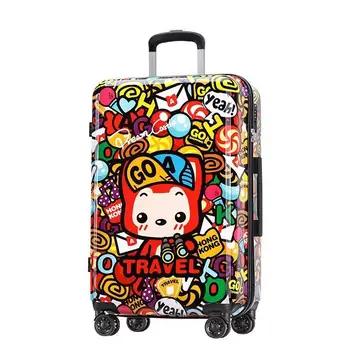 Тележка дорожная сумка кабина багаж сумки рулетки Bavul красочные Valiz Карро Maleta мала Viagem чемодан 20 "24" дюймов - купить со скидкой