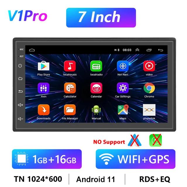 Podofo 8G 128G автомобильное радио GPS 2 din Android 10,0 Авто Carplay Универсальный 7 "для Volkswagen Nissan Hyundai Kia Toyota мультимедийный плеер - купить со скидкой