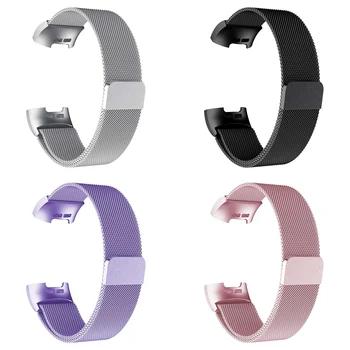Для Fitbit Charge 3 Hr ремешок замена запястье браслет нержавеющая сталь металл безвинтовое для Fit Bit Charge3 Смарт часы S L - купить со скидкой