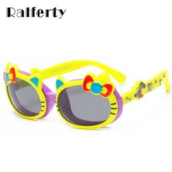 Ralferty ребенок милый кот флип солнцезащитные очки Дети младенческой мультфильм TAC TR90 Солнцезащитные очки Открытый очки Óculos 859 - купить со скидкой