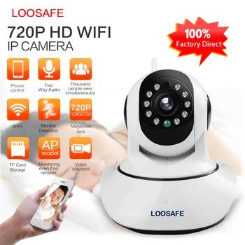 LOOSAFE, HD 720P, беспроводная IP Camera, WI-FI, Onvif, видео наблюдение, тревога, система безопасности, сеть, домашняя IP камера с ночной съемкой - купить со скидкой