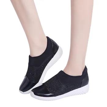 YOUYEDIAN/Женская обувь из эластичной ткани, Повседневная Удобная обувь на подошве, sandales femme 2019 nouveau #35 - купить со скидкой