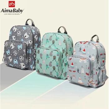 Модная сумка для подгузников для мам и мам, брендовая большая сумка для детских колясок, рюкзак для путешествий, дизайнерская сумка для корм... - купить со скидкой
