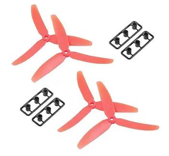 2 пар 3-лезвия 5030 CW против часовой стрелки винт для микро-кольца Multicopter ( оранжевый ) игрушки - купить со скидкой