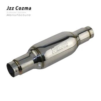JZZ глушитель автомобиля изменение резьбовой внутренней трубки позволяют более мощный двигатель для автомобиля хромированная Серебряная т... - купить со скидкой