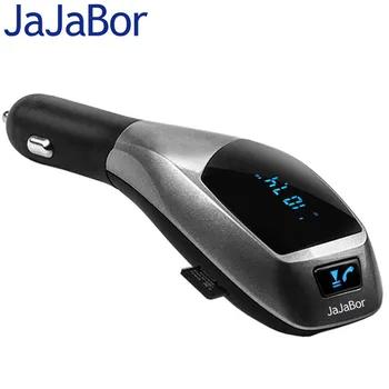 JaJaBor Bluetooth Car Kit Handfree Mp3 плеер fm-передатчик с TF слот для карты Поддержка 16G и USB Зарядное устройство Порты и разъёмы для телефона - купить со скидкой