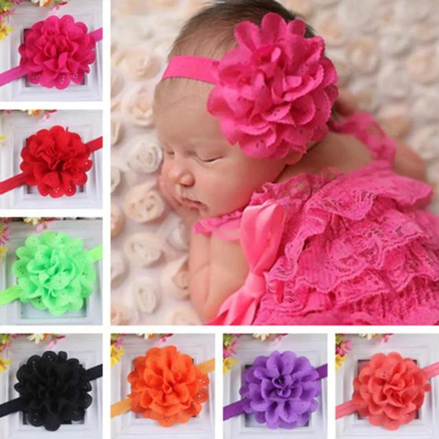 Lace Flower Kids Baby Girl Toddler Headband Hair Band Headwear Accessories - купить со скидкой