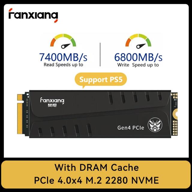 SSD-накопитель FANXIANG, 7400 Мб/с, 1 ТБ, 2 ТБ, 4 ТБ, M2 NVMe PCIe 4,0 X4 M.2 2280 NVMe - купить со скидкой